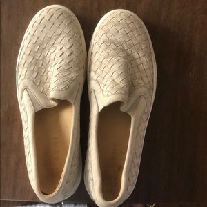 M. Gemi the cerchio white leather sneakers euc 8.5